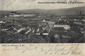 Mailberg_Correspondenz Gruß aus Mailberg, N.-Oe. Correspondenz-Karte Jahr: 1903 Verlag/Druck: Carl Matzka, Mailberg gelaufen, Marke 5 Heller